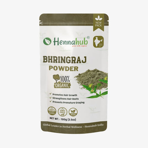 Hennahub Premium Bhringraj Powder for Hair | Eclipta Alba 100g Hennahub Premium Bhringraj Powder for Hair | Eclipta Alba 100g