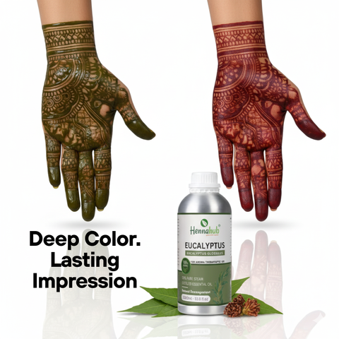 Pure Eucalyptus Essential Oil 1000ml Pack, Purity 95% | For Henna Artist