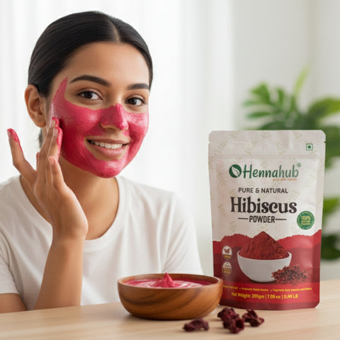 Organic Hibiscus Powder 200gm for Hair & Skin Care | Hibiscus Rosa-Sinensis