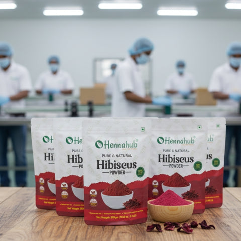 Organic Hibiscus Powder 200gm for Hair & Skin Care | Hibiscus Rosa-Sinensis