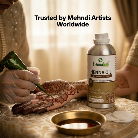 Pure Henna Oil 1000ml Pack, Purity 95% | For Henna Artist