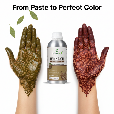 Pure Henna Oil 1000ml Pack, Purity 95% | For Henna Artist