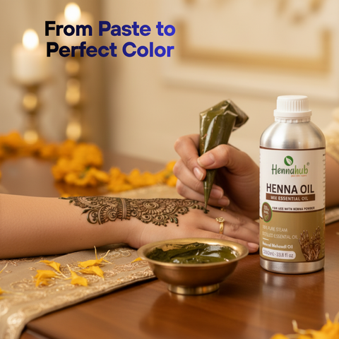 Pure Henna Oil 1000ml Pack, Purity 95% | For Henna Artist