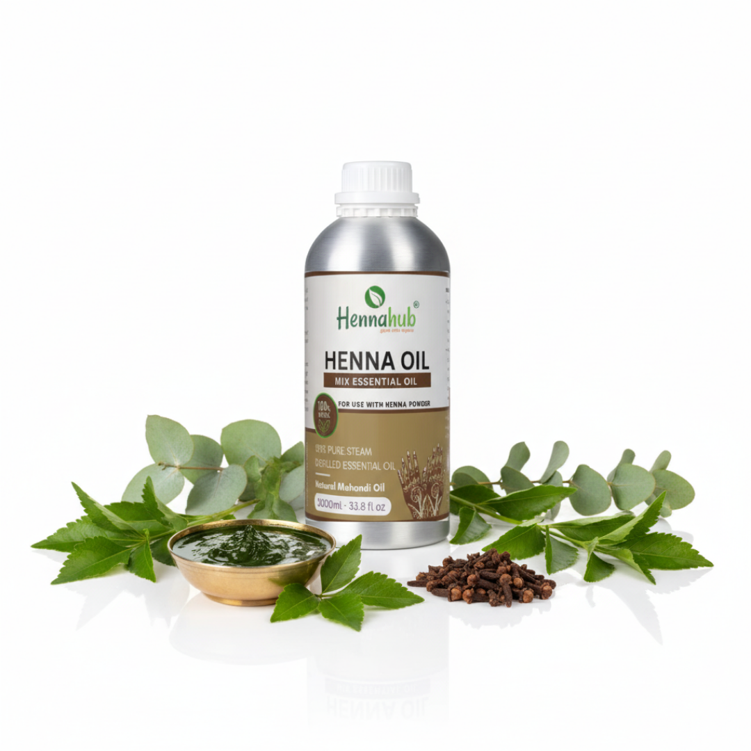 Pure Henna Oil 1000ml Pack, Purity 95% | For Henna Artist
