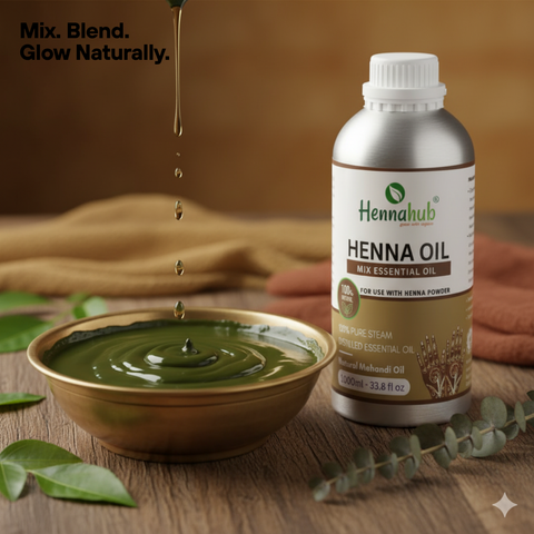 Pure Henna Oil 1000ml Pack, Purity 95% | For Henna Artist