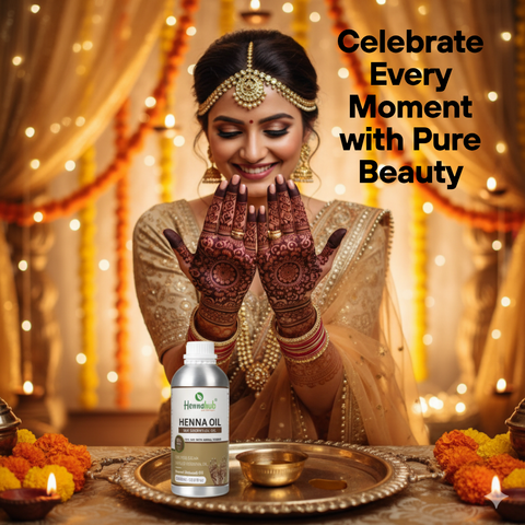 Pure Henna Oil 1000ml Pack, Purity 95% | For Henna Artist