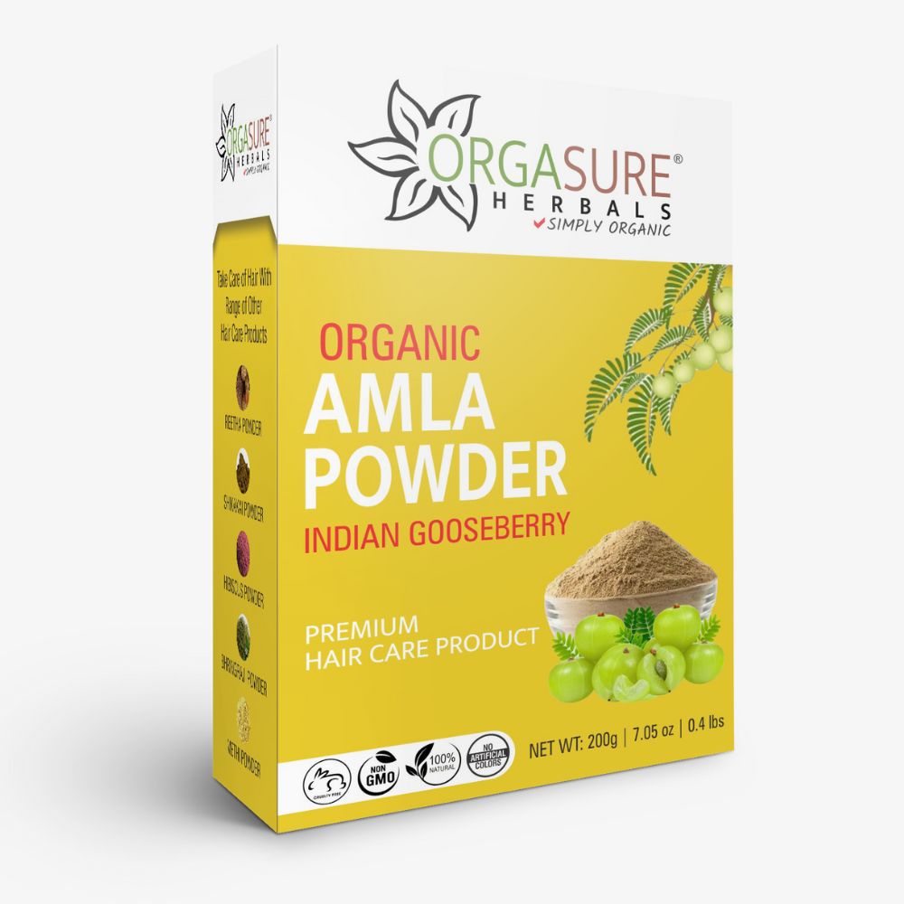 Organic Amla Powder for Hair Care | Emblica officinalis 200g
