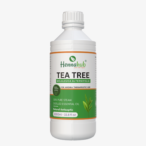 Pure Tea Tree Essential Oil 1000ml Pack, Purity 95% | For Henna Artist