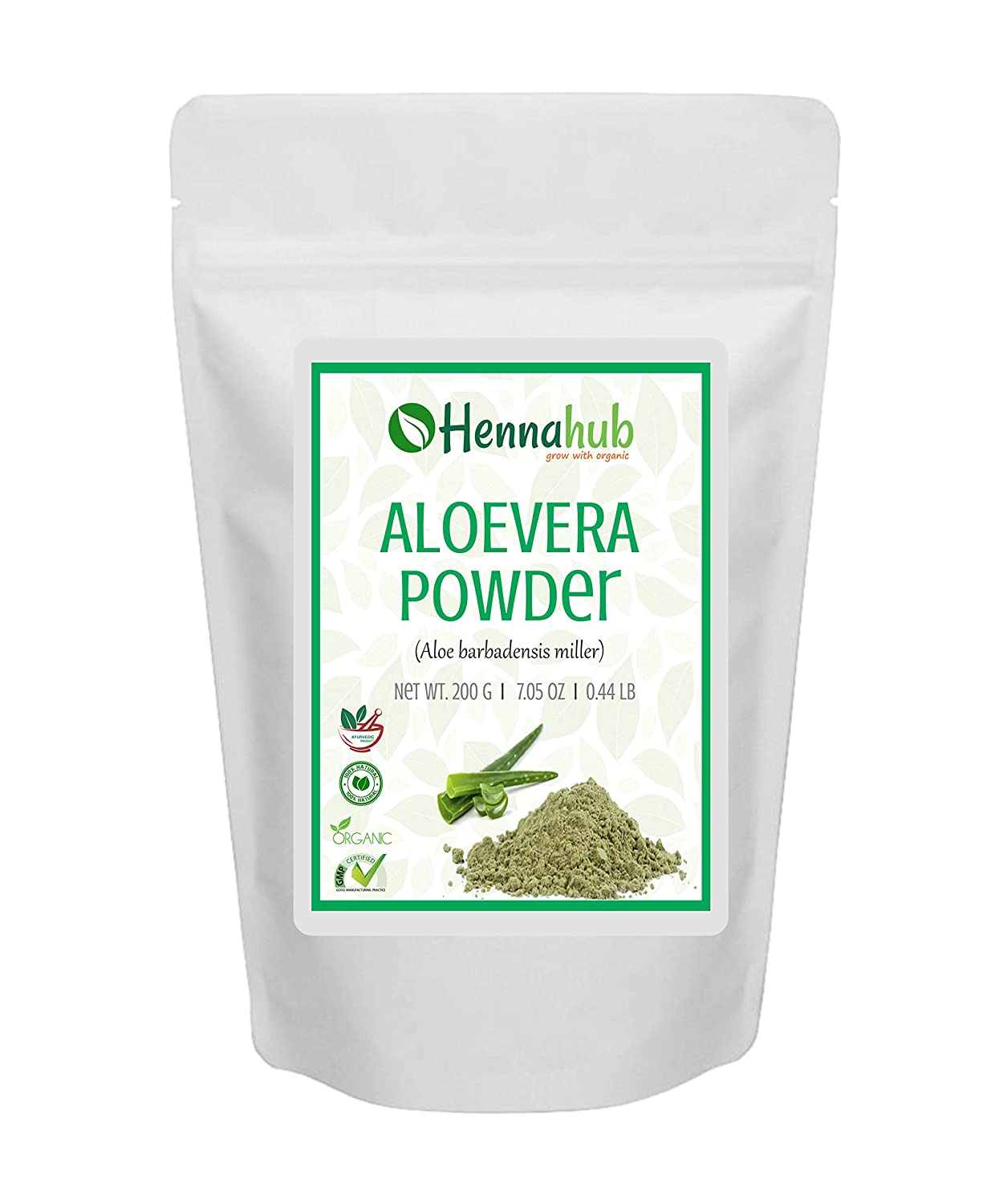 Organic ALOE VERA Powder for Face care- 200gm - hennahubstore